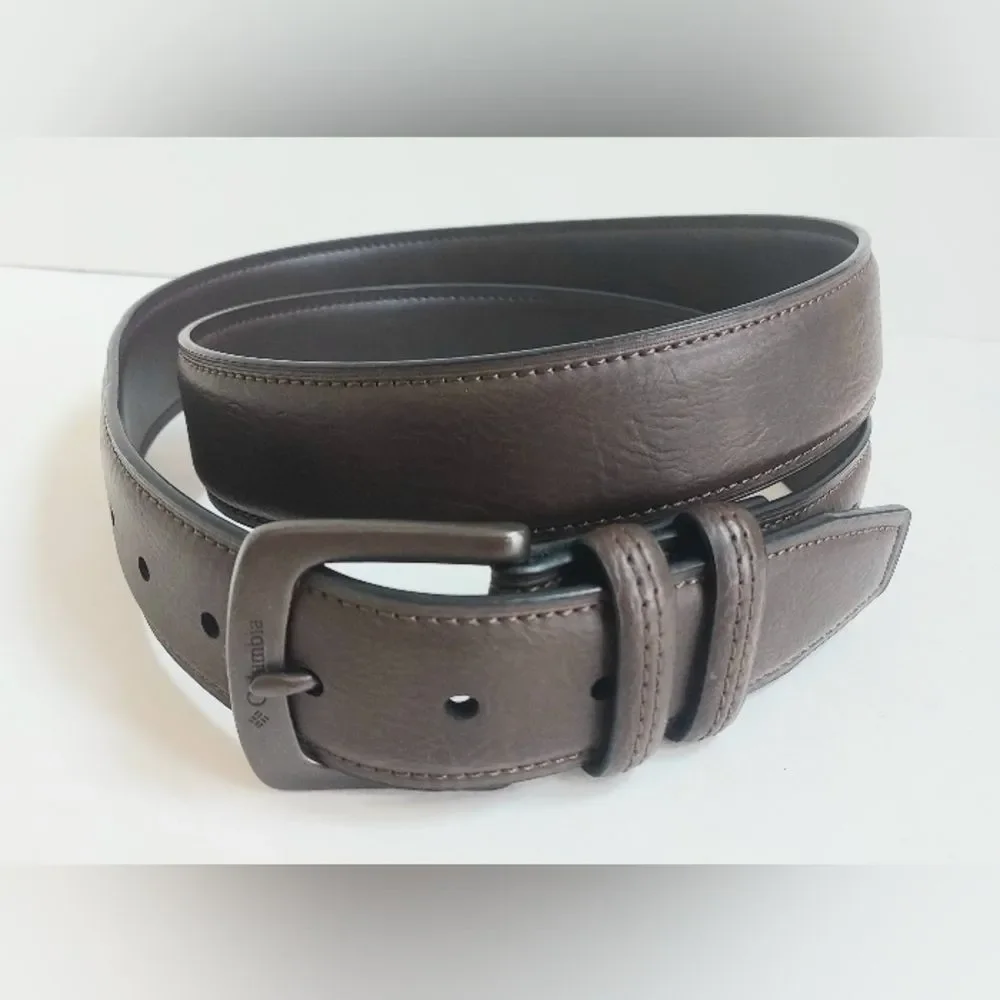 Mens Brown Columbia Raised Synthetic Leather 1.5